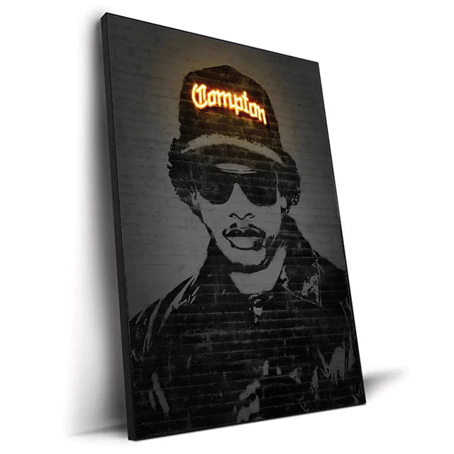 Neon Portrait Canvas Print 10